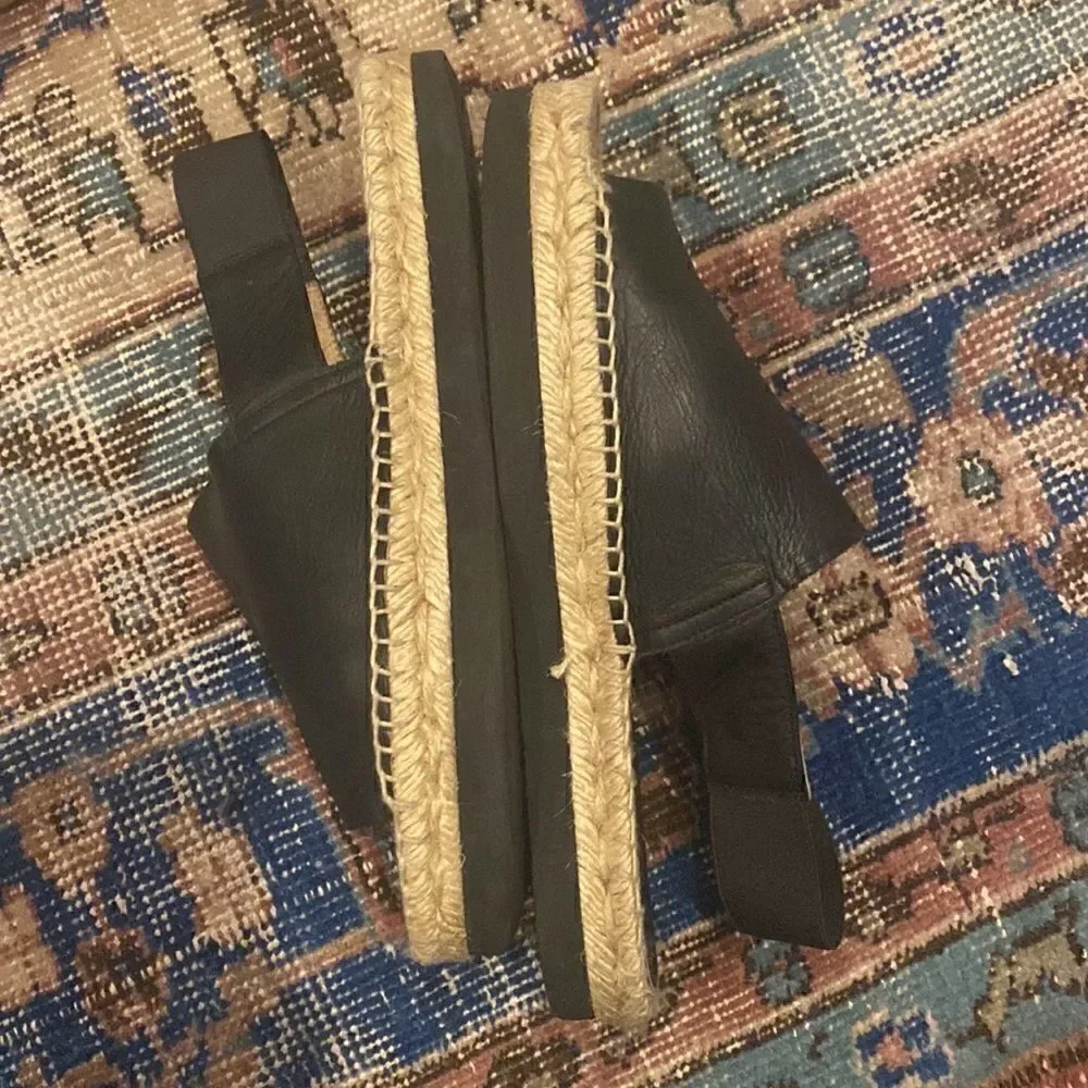 Palomitas by Paloma Barcelo Black Espadrilles